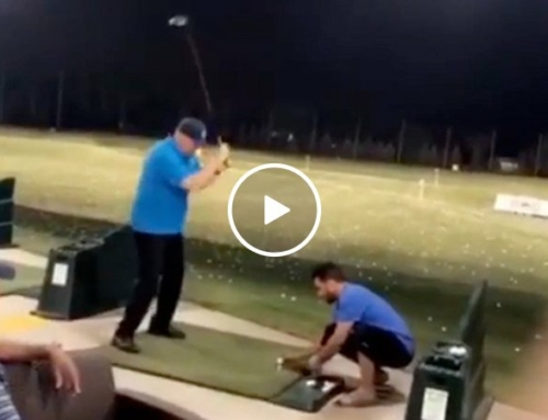 Golfer fires off more shots than my late night drunk texts (Video)